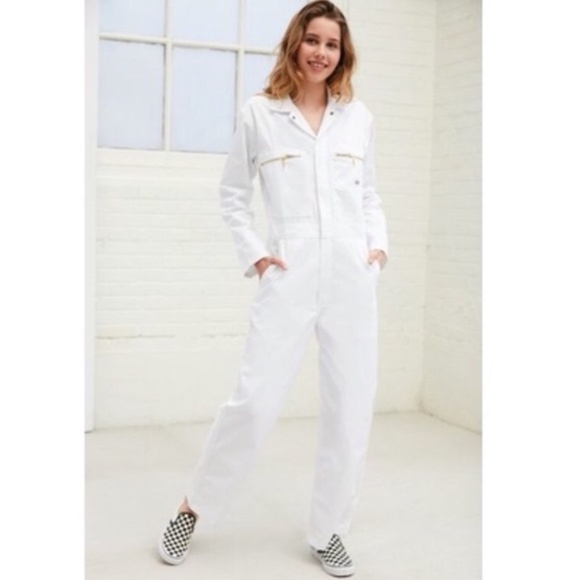 dickies white jumpsuit
